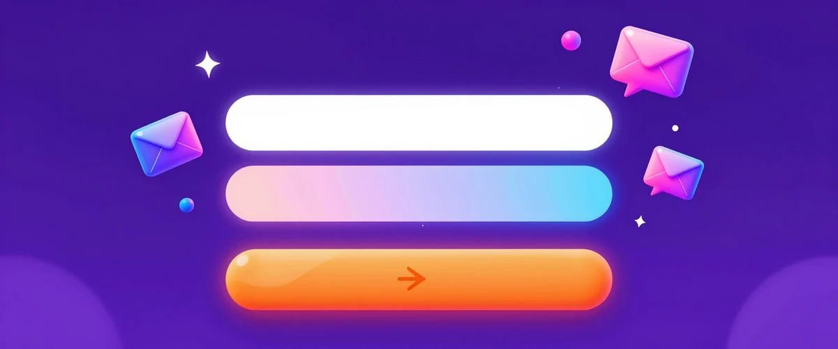 Contact button in a motion design portfolio
