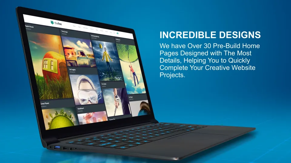 Website Presentation | 3D Laptop