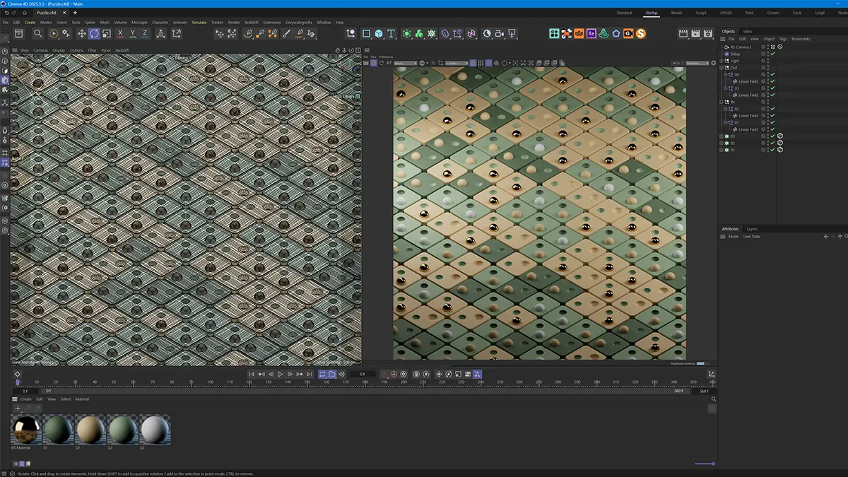Puzzle | Isometric 3D Loop Animation