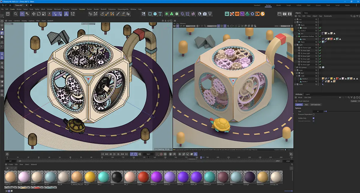 Time | Ізометрична циклічна 3D-анімація